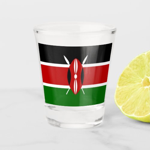Kenyan Flag Kenya Shot Glass