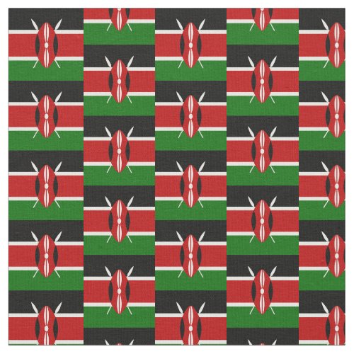 Kenyan Flag  Kenya Trendy Fabric fashion