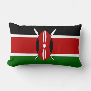 Kenyan flag pillow