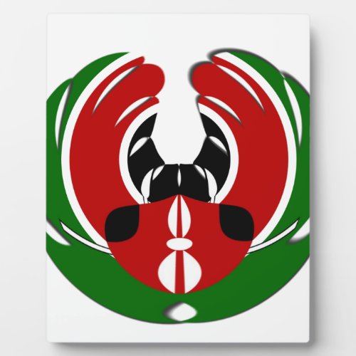 Kenyan Flag Plaque