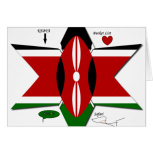 Kenyan Flag Safari Design: Bucket List