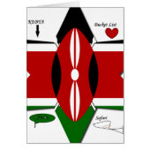 Kenyan Flag Safari Design: Bucket List (Front)