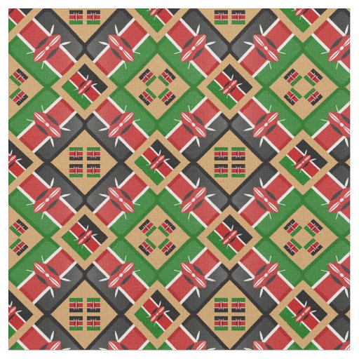 Kenyan Flag & Trendy Kenya Fabric fashion GLD