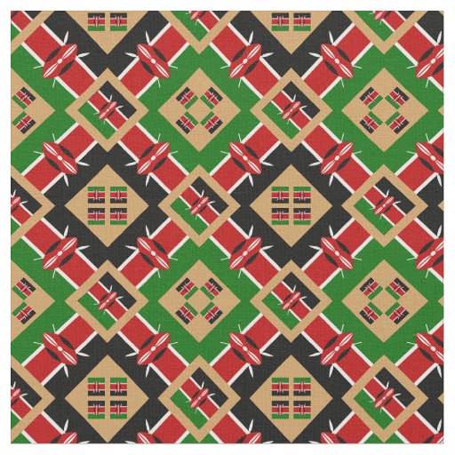 Kenyan Flag & Trendy Kenya Fabric fashion GLD