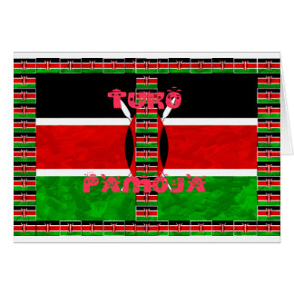Kenyan Flag Unity: Tuko Pamoja Design Cards