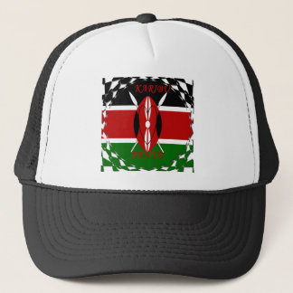 Kenyan Flag Unity: Tuko Pamoja Design Trucker Hat