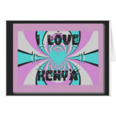 Kenyan Heart Art: I Love Kenya (Front Horizontal)