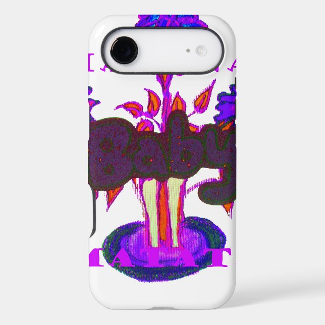 Kenyan Heart Art: I Love Kenya Case-Mate iPhone Case (Back)