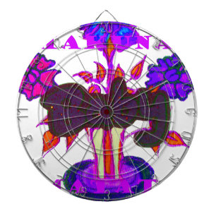 Kenyan Heart Art: I Love Kenya Dartboard