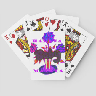 Kenyan Heart Art: I Love Kenya Poker Cards