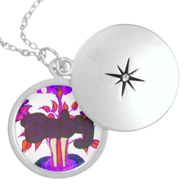 Kenyan Heart Art: I Love Kenya Sterling Silver Necklace (Front)
