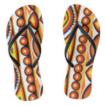 Kenyan-Inspired Colorful Pattern Flip Flop Sandals