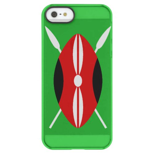 Kenyan Maasai Shield Permafrost iPhone SE55s Case
