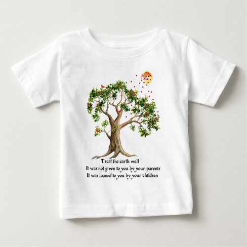 Kenyan Nature Proverb Baby T_Shirt