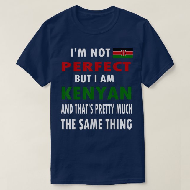 Kenyan Pride T  Kenya Culture Gift  T-Shirt (Design Front)