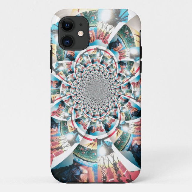 Kenyan Tapestry Kaleidoscope Art Print Case-Mate iPhone Case (Back)