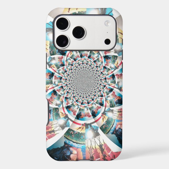 Kenyan Tapestry Kaleidoscope Art Print Case-Mate iPhone Case (Back)