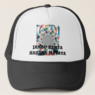 Kenyan Tapestry Kaleidoscope Art Print Trucker Hat