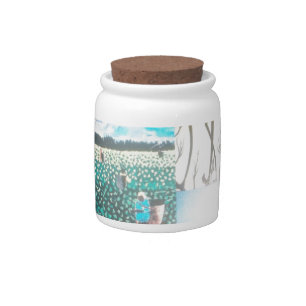 Kenyan Tapestry: Wildlife, Culture,& Coastal Beach Candy Jar