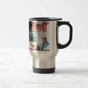 Kenyan Tapestry: Wildlife, Culture,& Coastal Beach Travel Mug