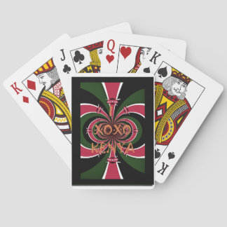 Kenyan Travel Gift – Hugs & Kisses Design Poker Cards