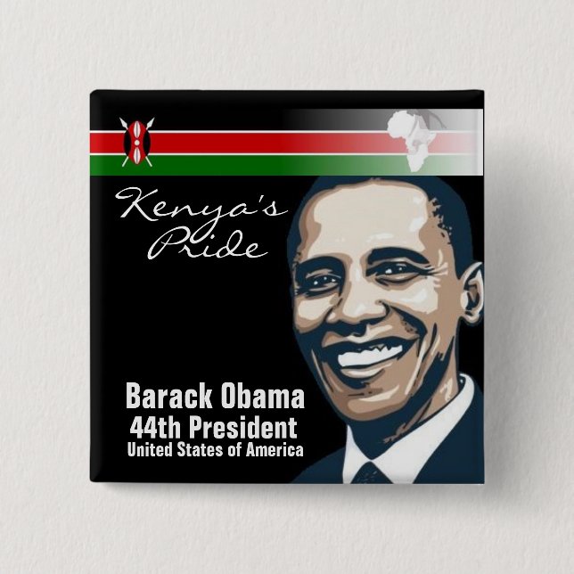 Kenya's Pride Pinback Button (Front)