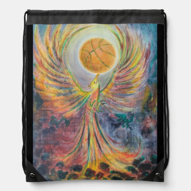 Kenzi's Phoenix Drawstring Bag (Front)