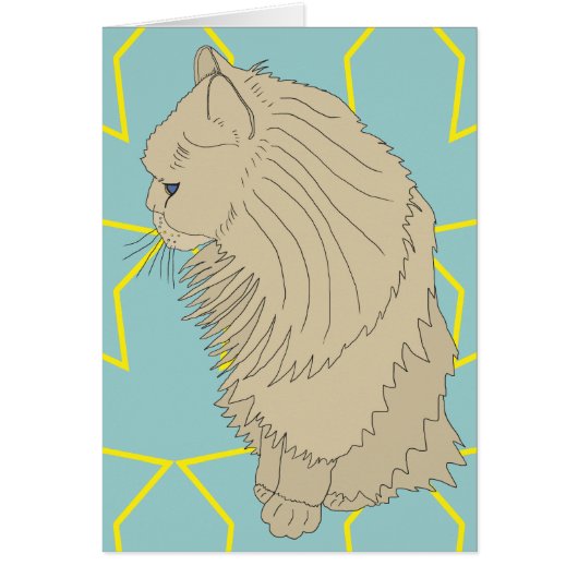 Kenzo the regal cat cards (Front)