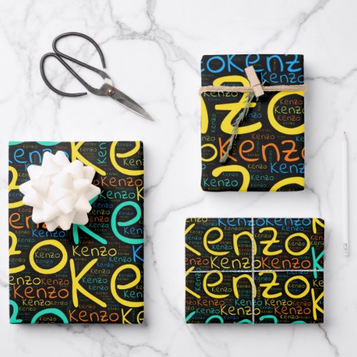 Kenzo Wrapping Paper Sheets