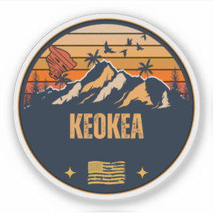 Keokea, Hawaii Sticker