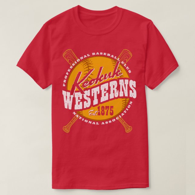 Keokuk Westerns T-Shirt (Design Front)