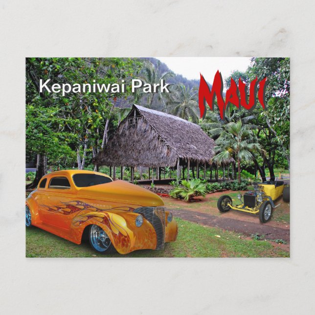 Kepaniwai Park Maui Postcard (Front)