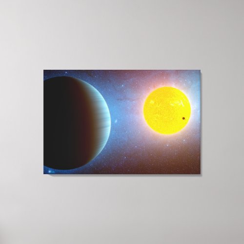 Kepler_10 Star System Canvas Print
