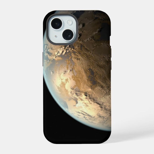 Kepler-186f Orbiting A Distant Star. Iphone Case (Back)