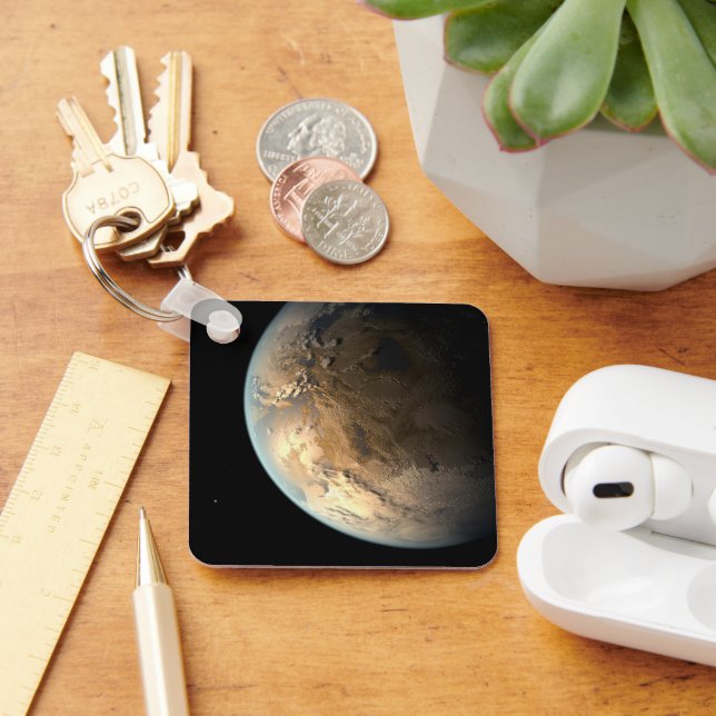 Kepler-186f Orbiting A Distant Star. Keychain (Desk)
