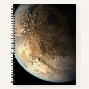 Kepler-186f Orbiting A Distant Star. Notebook