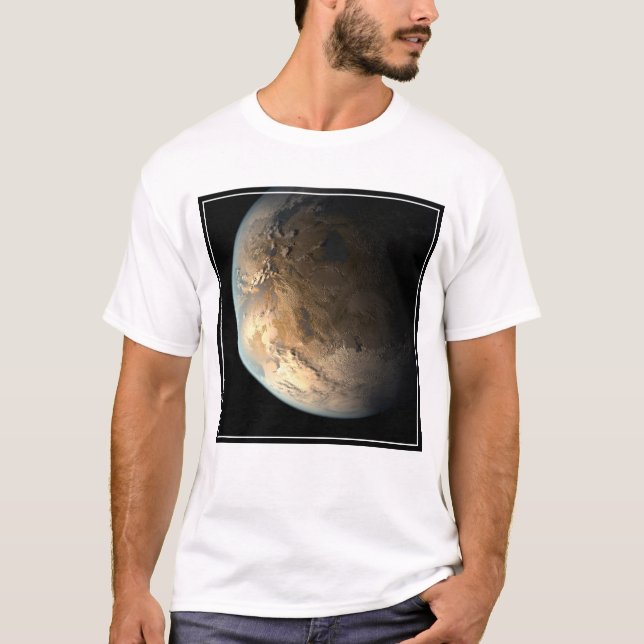 Kepler-186f Orbiting A Distant Star. T-Shirt (Front)