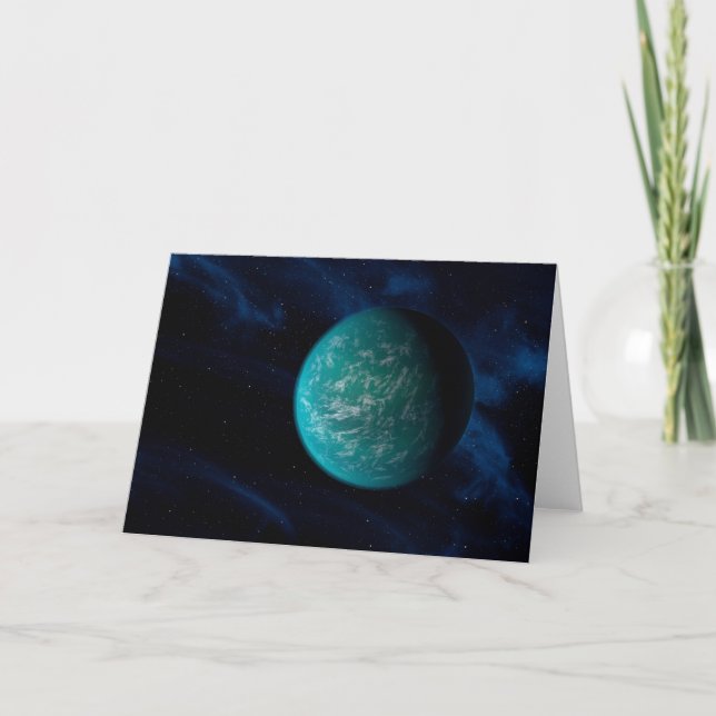 Kepler 22b, An Extrasolar Planet. Card (Front)