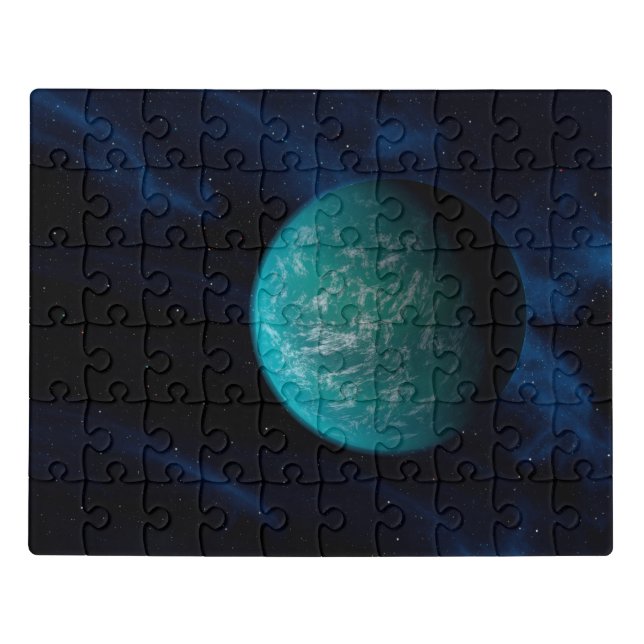 Kepler 22b, An Extrasolar Planet. Jigsaw Puzzle (Puzzle Horizontal)