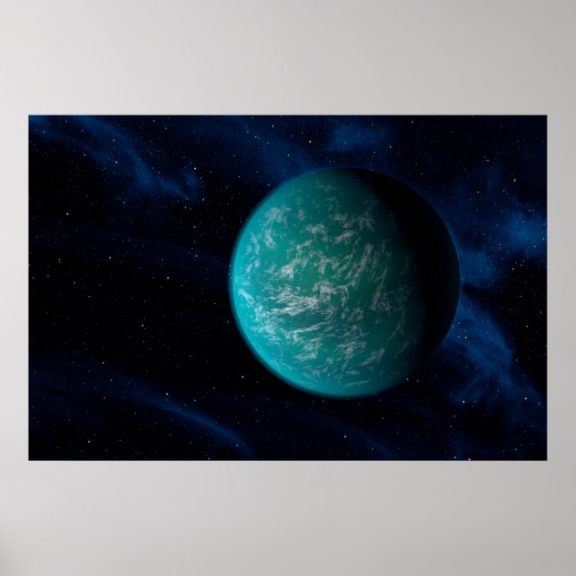 Kepler 22b, An Extrasolar Planet. Poster (Front)