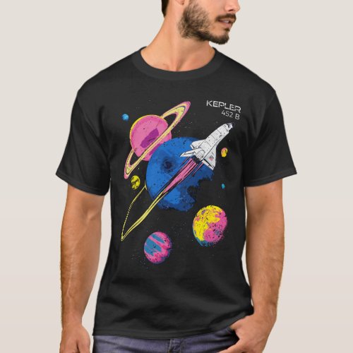 Kepler 452B Space Mission T_Shirt