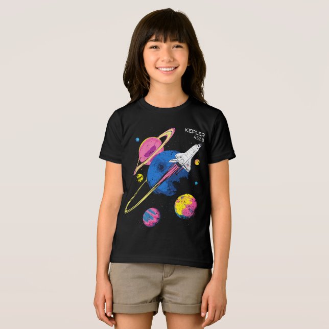 Kepler 452B Space Mission Tri-Blend Shirt (Front Full)