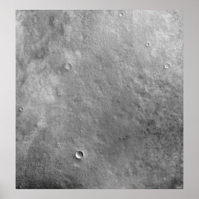 Kepler crater on the surface of Mars Poster (Front)