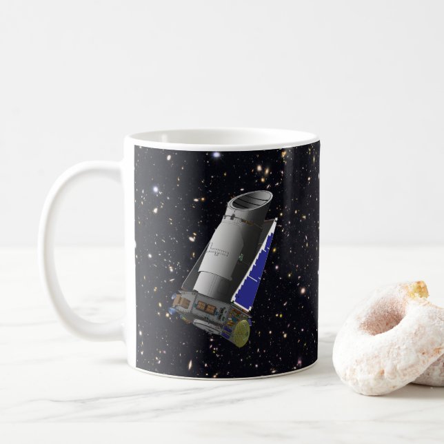 Kepler Space Telescope Coffee Mug (With Donut)