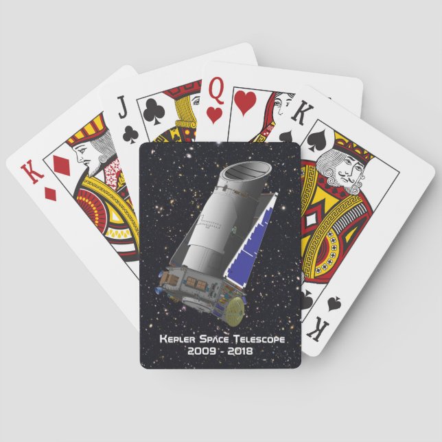 Kepler Space Telescope Poker Cards (Back)