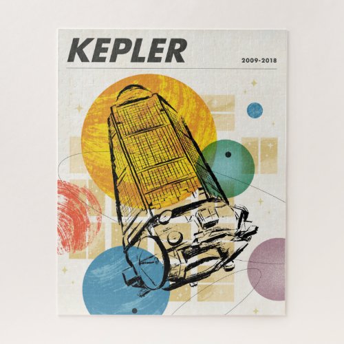 Kepler Space Telescope Poster Jigsaw Puzzle