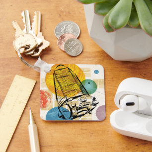 Kepler Space Telescope Poster. Keychain