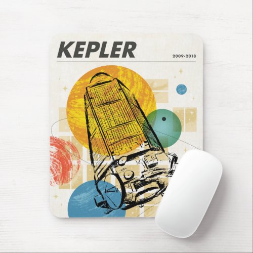 Kepler Space Telescope Poster Mouse Pad