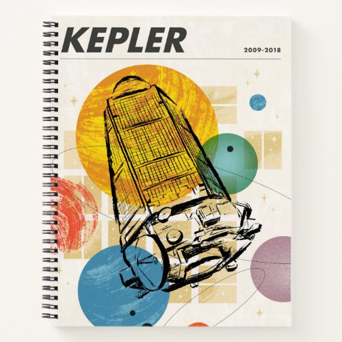 Kepler Space Telescope Poster Notebook