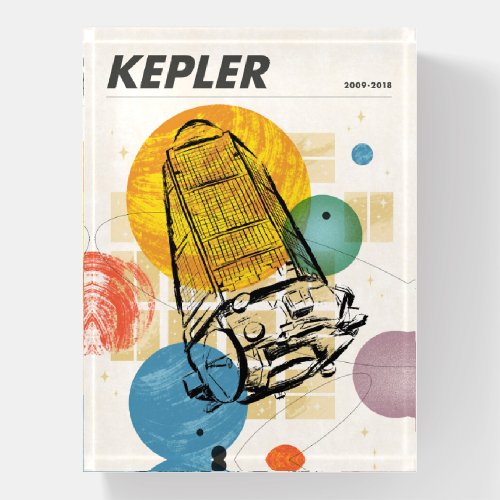 Kepler Space Telescope Poster Paperweight
